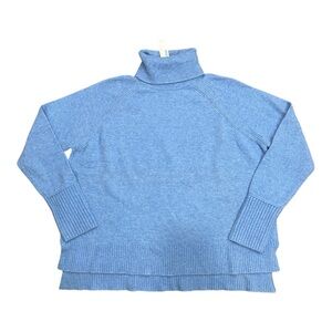 J. Crew Women’s Turtleneck Sweater - Baby Blue Size Medium
